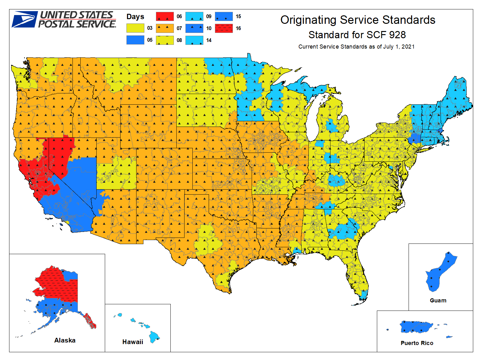 Usps Shipping Routes Map Examples And Forms